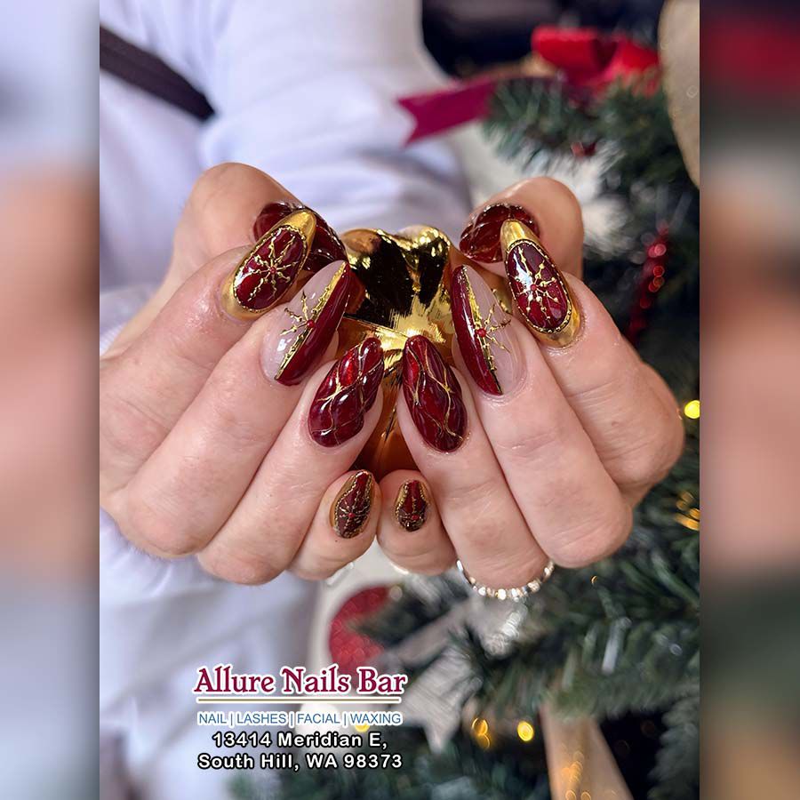 Christmas Nails Are Here at Allure Nails Bar